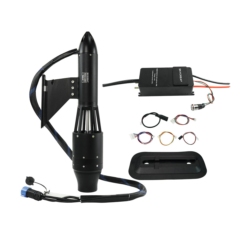 Skycreat E-Jet Pumpenstrahlruder 3000 6000W Unterwasserstrahlruder für Marine/Unterwasserantrieb/Kajaks/Schlauchboote/Kleine Wasserfahrzeuge