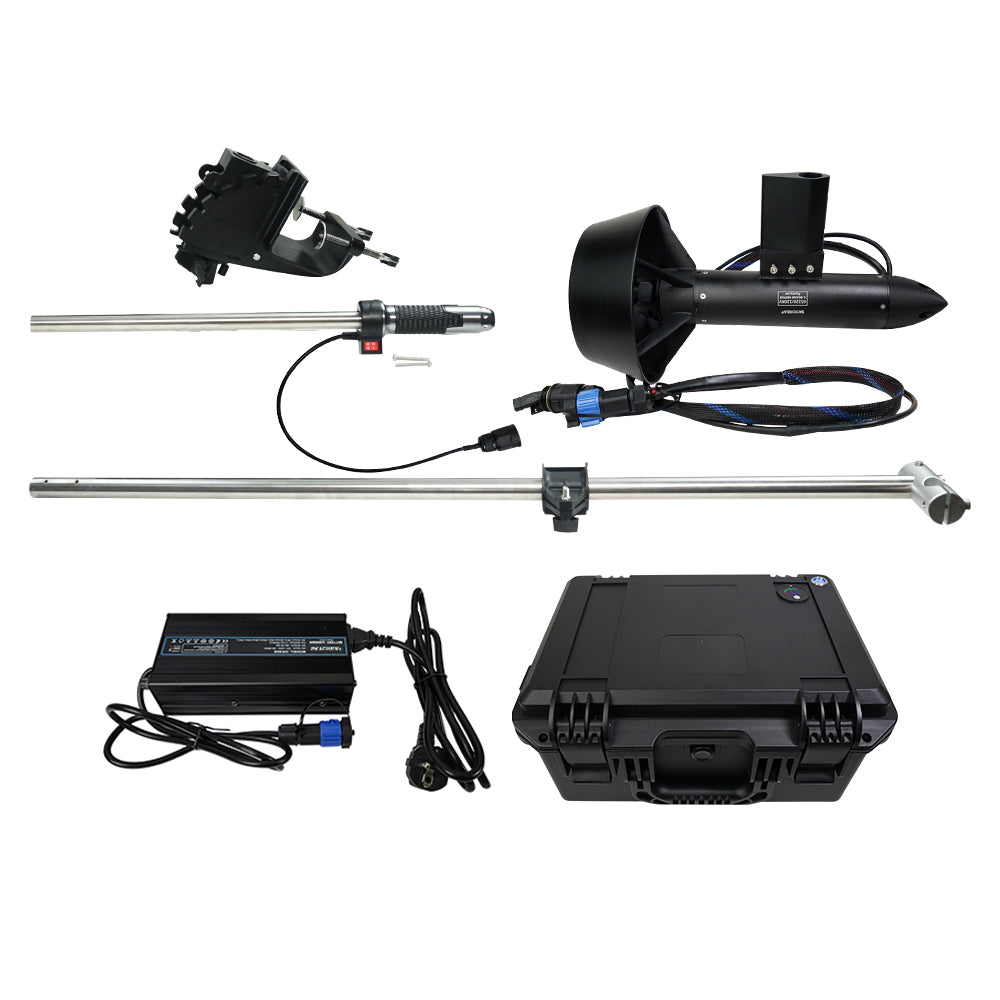 Motor fuera de borda eléctrico Skycreat 65220 6000W / ESC combo 2 en 1 motor fueraborda de hélice eléctrica para bote inflable