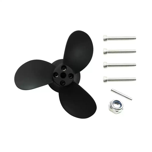 Skycreat 63-blade three-blade propeller,Aluminum, suitable for underwater motor modifications of remote-controlled boats, bottom-digging boats, and net-towing boats.