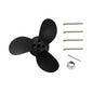 Skycreat 63-blade three-blade propeller,Aluminum, suitable for underwater motor modifications of remote-controlled boats, bottom-digging boats, and net-towing boats.