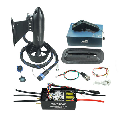 Skyceat Brushless Motor 65121 3700W Wasserdichter Unterwasser-Thruster Elektroboot-Thruster für ROV RC-Boote / Jetboards / Außenbordmotoren / Antriebsboot-Jets
